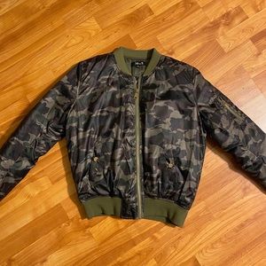 ❌SOLD❌ Camo Bomber Jacket